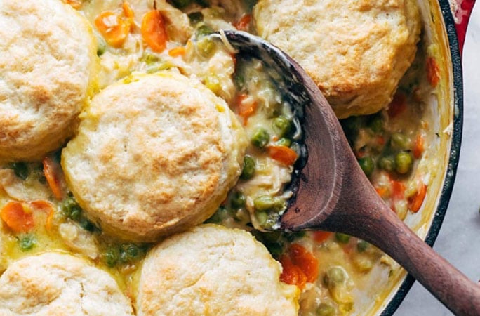 Pot Pie with Biscuits