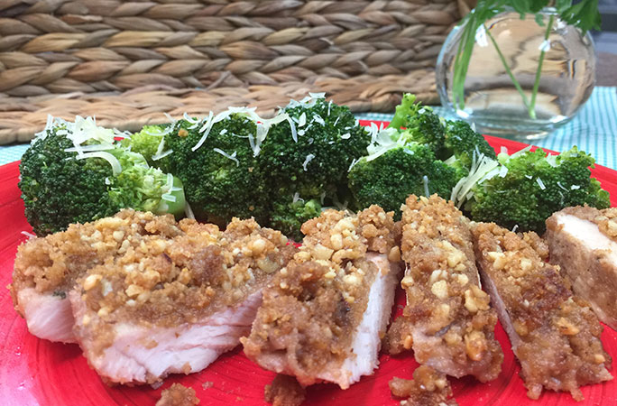 Sweet & Savory Crusted Chicken